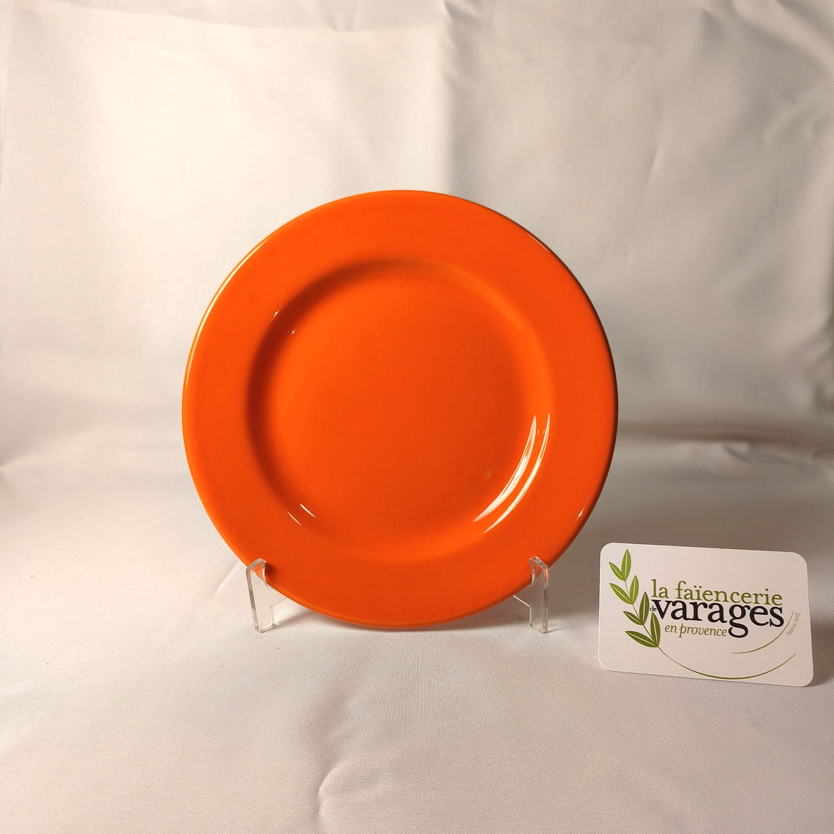 [1066] Assiette à dessert - Aile Nouveau Modèle (Orange)
