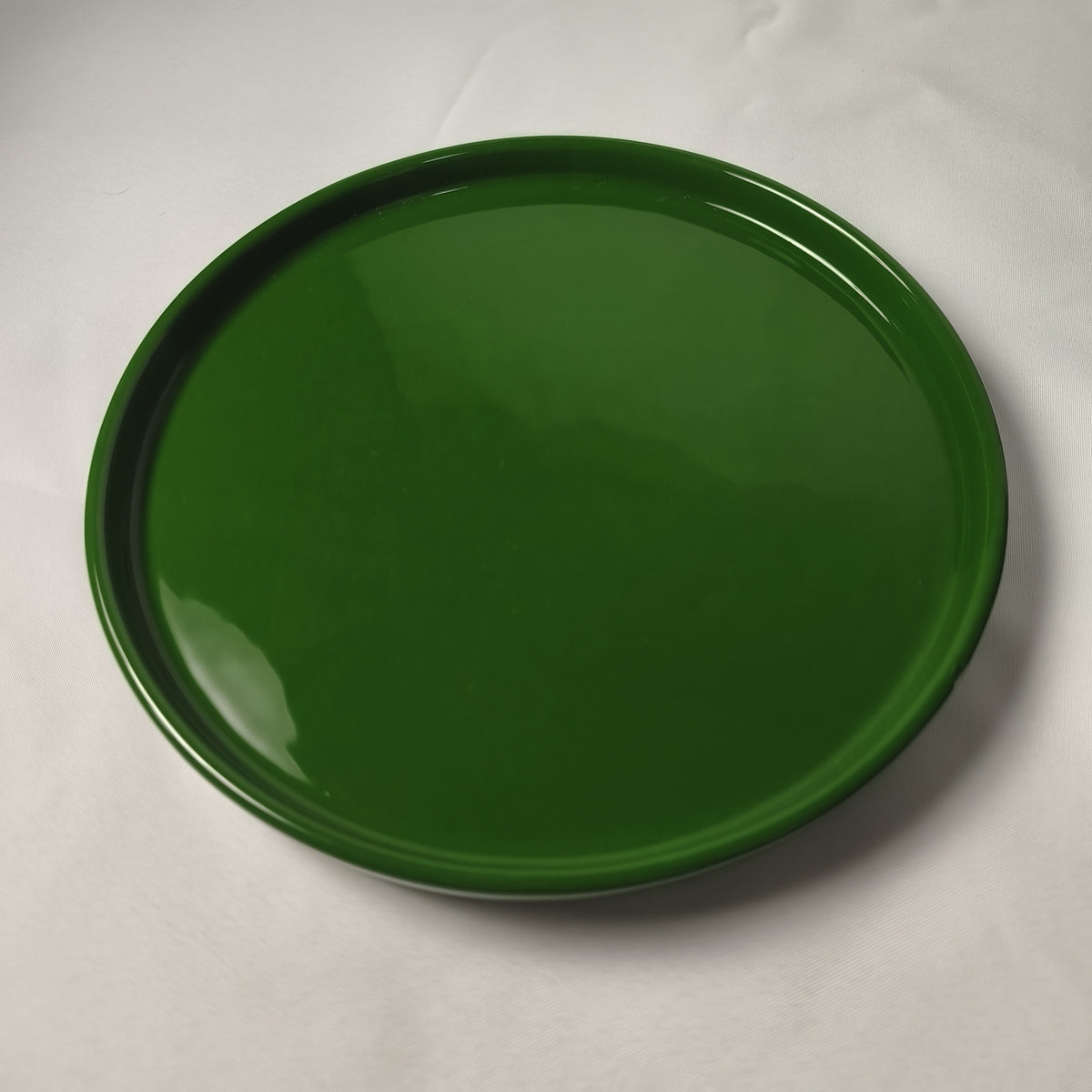 [1216] Plate à rebord (vert olive)