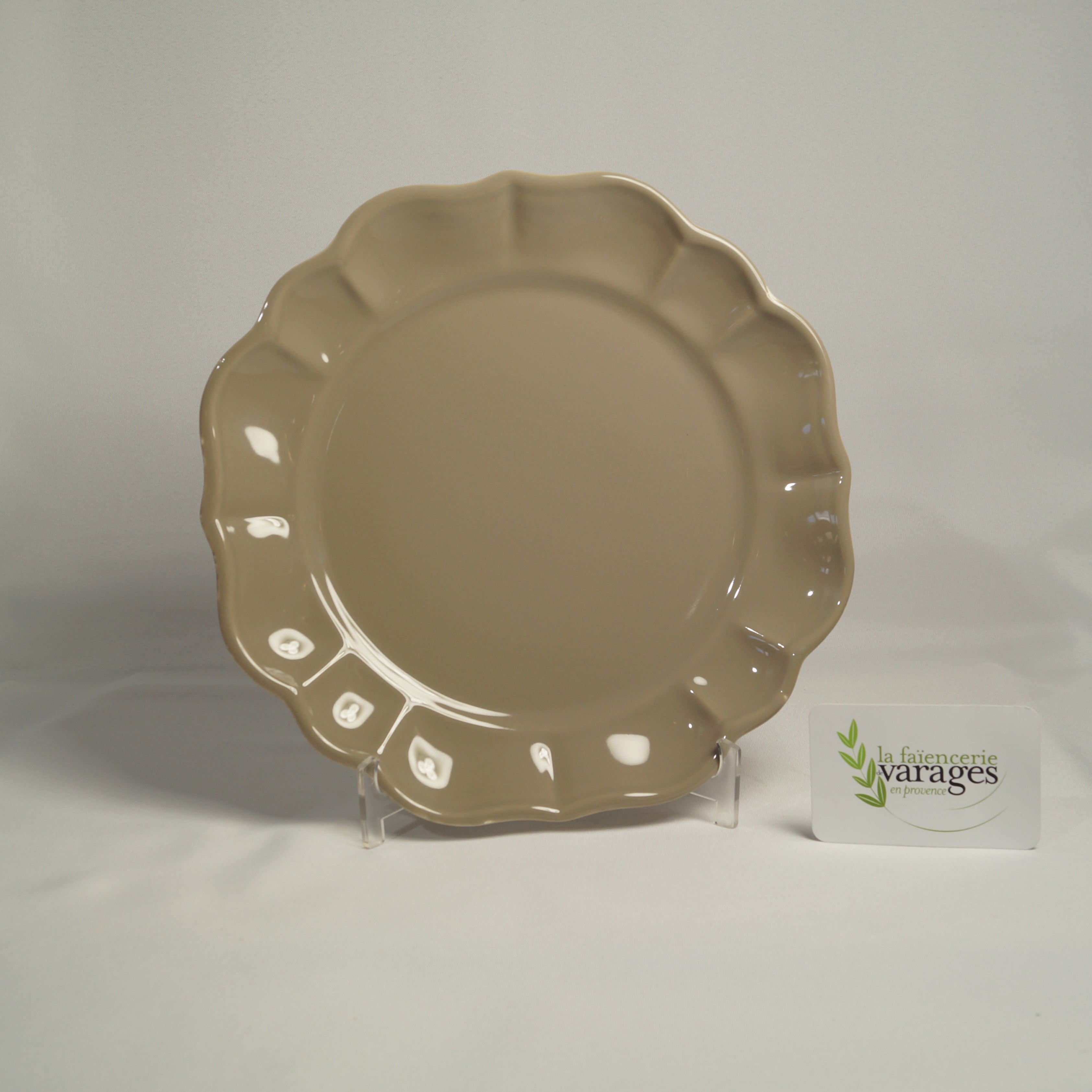 Assiette plate - Baroque